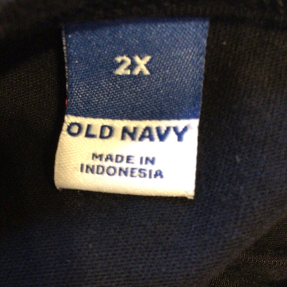 Old Navy Women’s 2X Black Puff Sleeve Top Eyelet Balloon Sleeve Boho Cottagecore - Picture 6 of 7